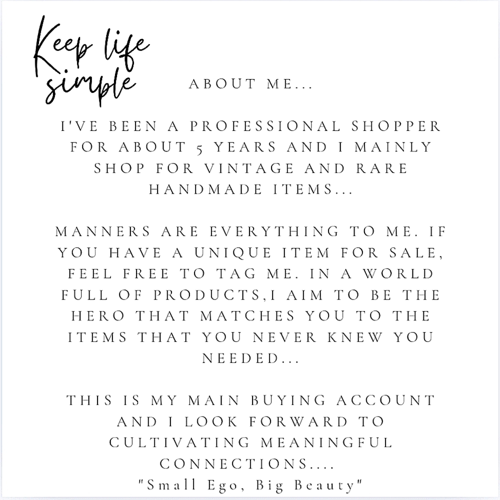 "SMALL EGO, BIG BEAUTY"